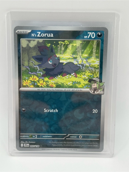Pokemon Other - N's Zorua Pokemon Card - 097/159 JTG EN